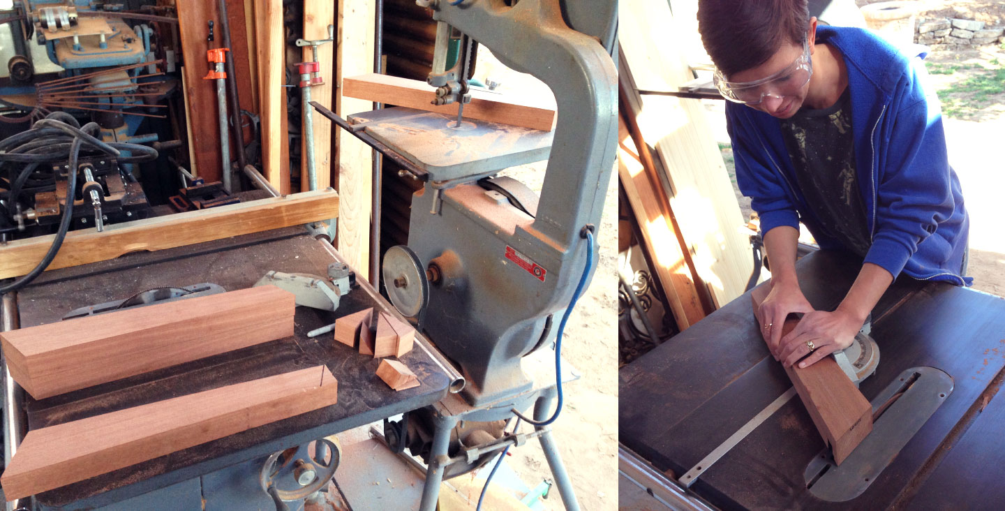 Glueing the final piece